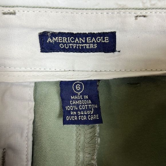 American Eagle 🦅 woman’s shorts green size 6 - Picture 6 of 8